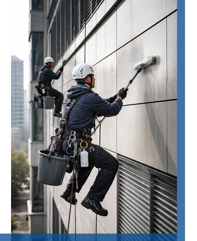 Мойка вентилируемого фасада в Кольчугине от 254 р. | ВЫСОТНИК-Кль