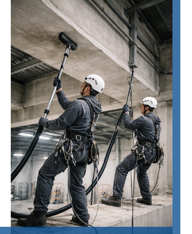 Обеспыливание потолочных конструкций в Кольчугине от 254 р. |ВЫСОТНИК-Кль