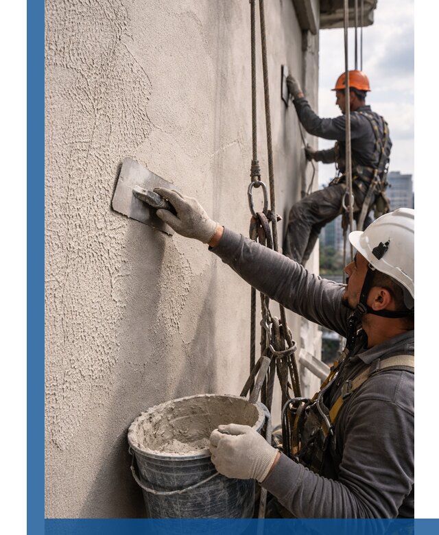 Декоративная штукатурка фасада с утеплением и защитой в Кольчугине