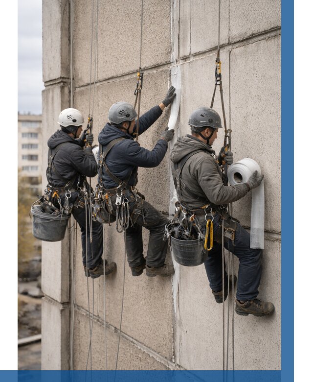 Ремонт межпанельных швов в Кольчугине от 763 р. | ВЫСОТНИК-Кль