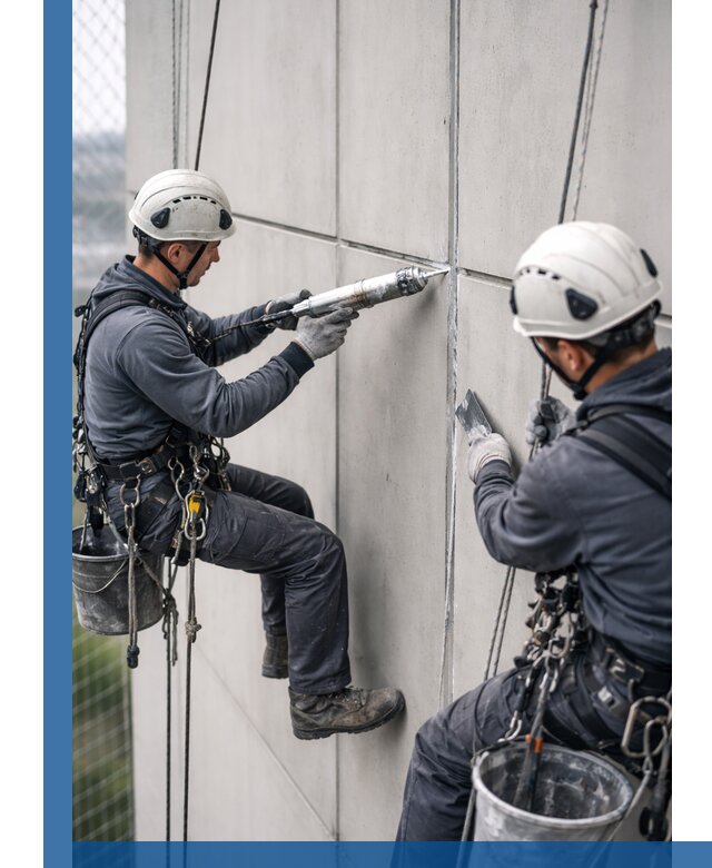 Первичная герметизация швов фасадов и кровель в Кольчугине