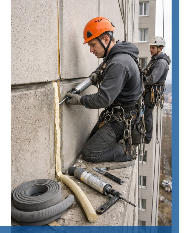 Теплый шов межпанельные швы в Кольчугине от 712 р. | ВЫСОТНИК-Кль