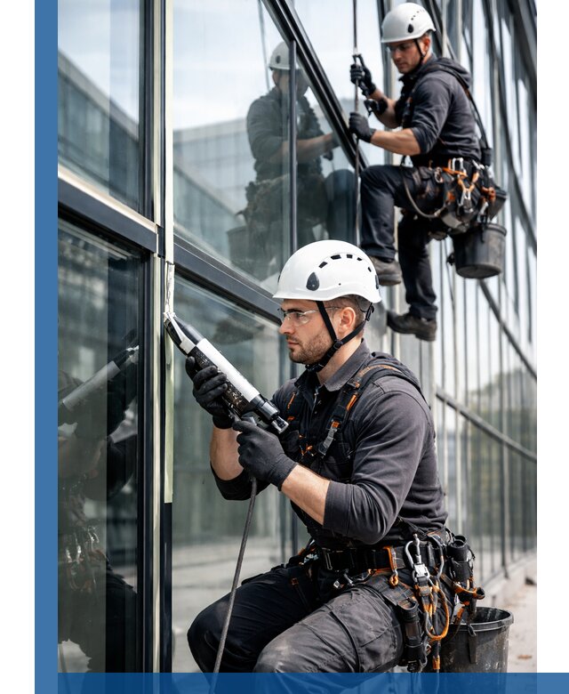 Герметизация витражных швов в Кольчугине для зданий и фасадов