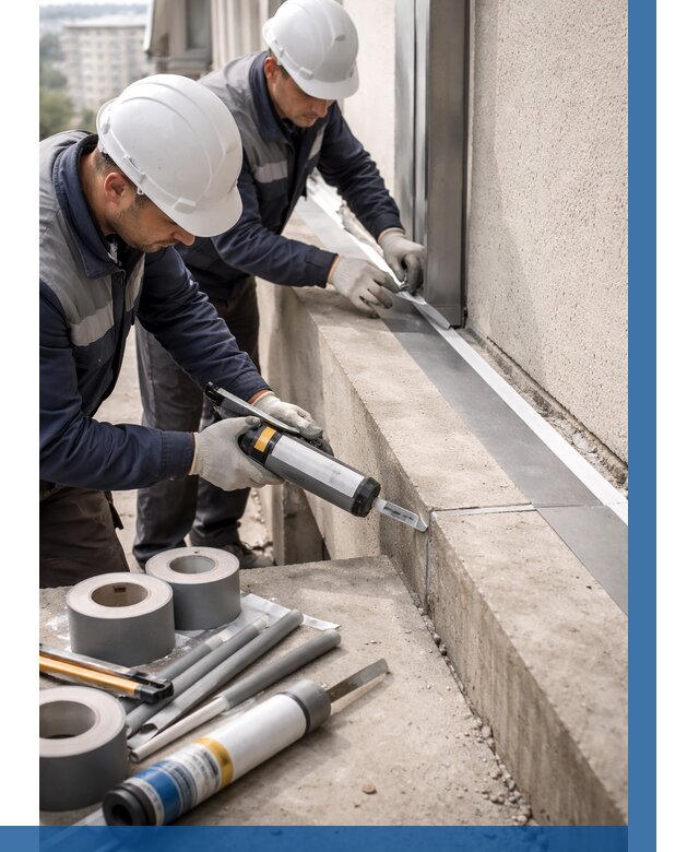 Герметизация примыкания балкона в Кольчугине от 4577 р. | ВЫСОТНИК-Кль