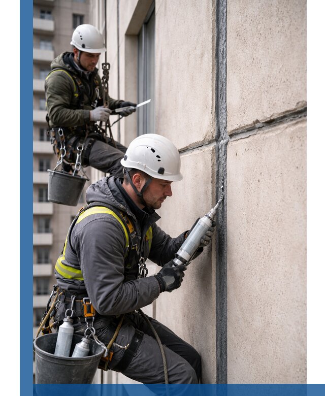 Герметизация деформационных швов фасада в Кольчугине качественно