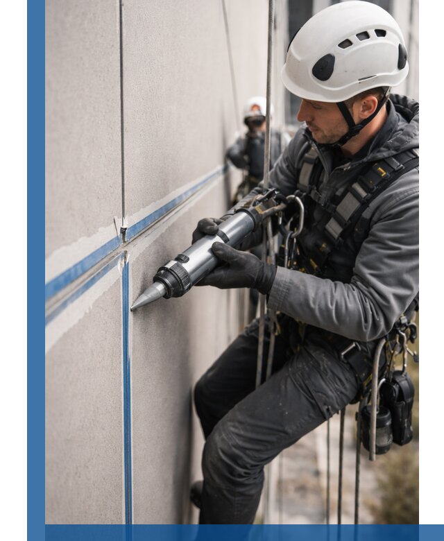 Герметизация стыков фасадных панелей в Кольчугине качественно и быстро