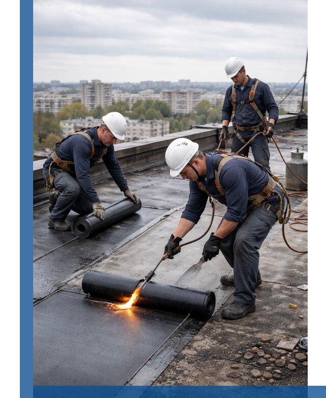 Ремонт наплавляемой кровли в Кольчугине качественно и надежно