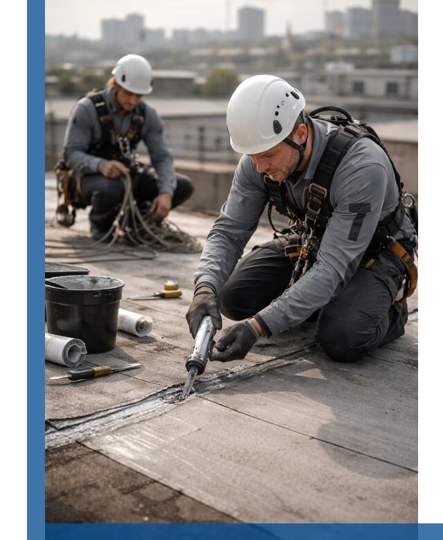 Аварийное и капитальное устранение протечек кровли в Кольчугине