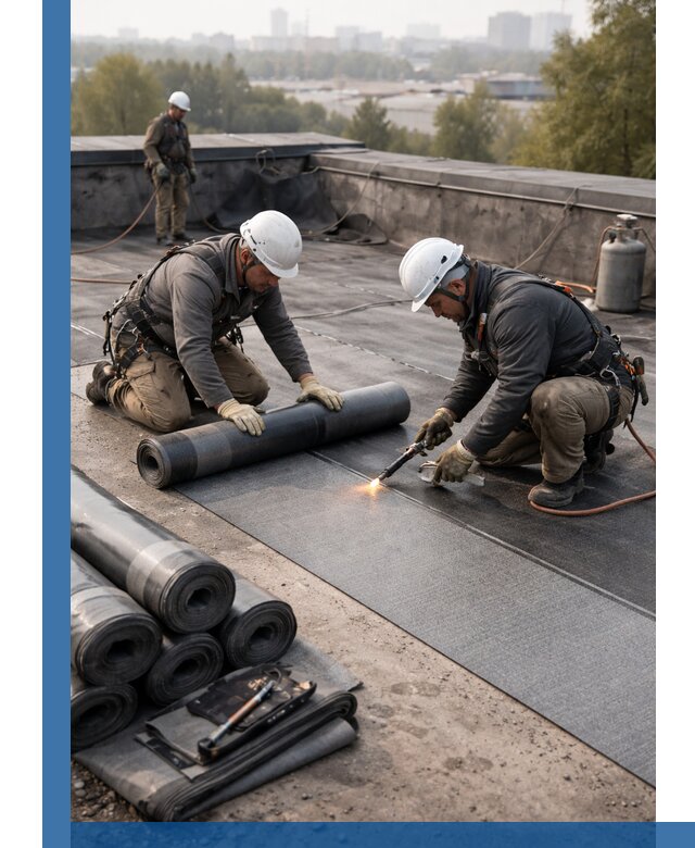 Монтаж мягкой кровли в Кольчугине профессионально и надежно