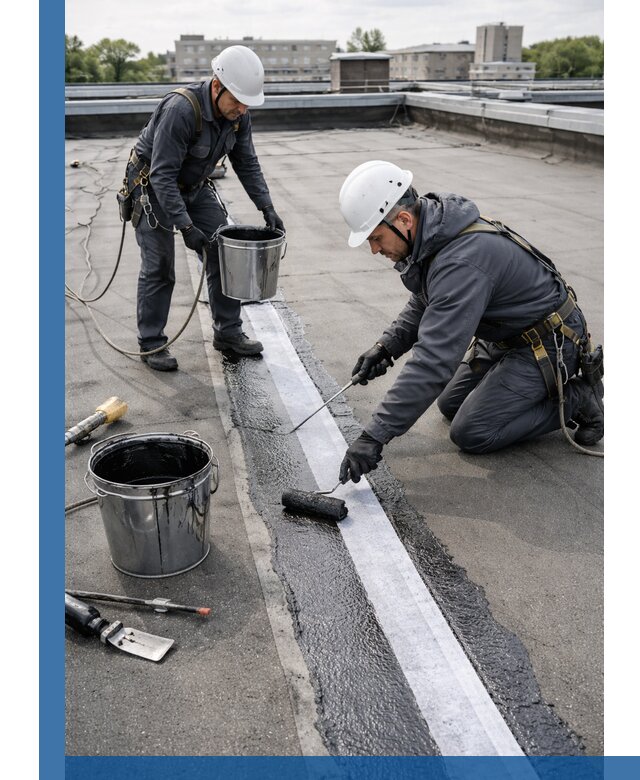 Гидроизоляция кровли мастикой в Кольчугине надежная защита