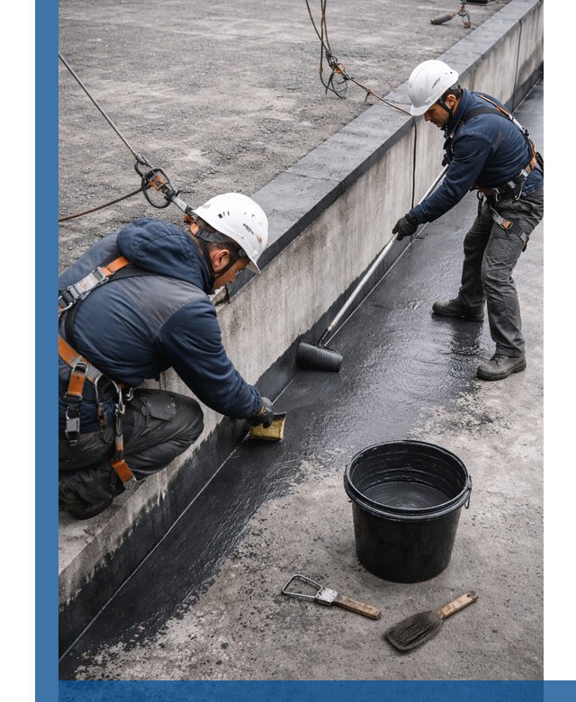 Гидроизоляция кровли жидкой резиной профессионально в Кольчугине