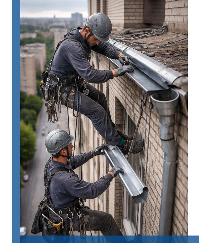 Ремонт водосточных желобов в Кольчугине, быстро и качественно