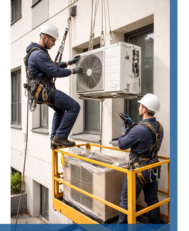 Демонтаж внешнего блока кондиционера в Кольчугине от 3560 р. | ВЫСОТНИК-Кль