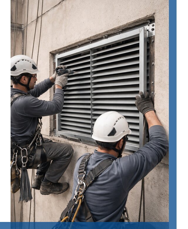 Монтаж вентиляционных решеток в Кольчугине от 4577 р. | ВЫСОТНИК-Кль