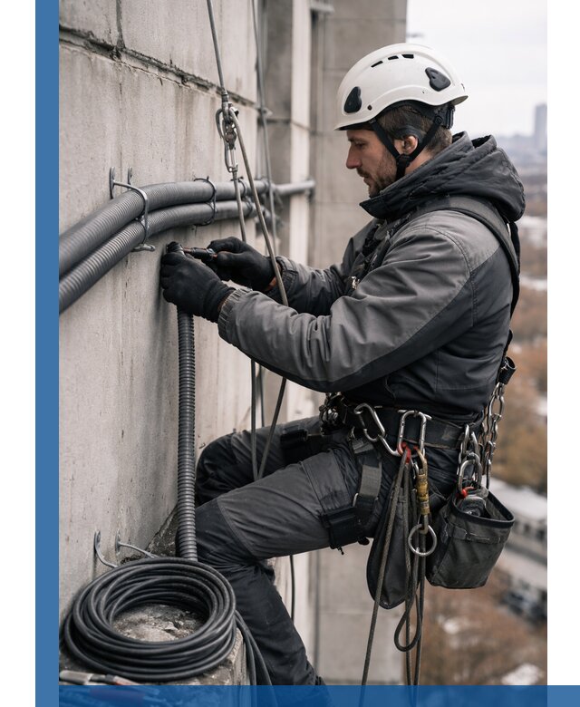 Профессиональный монтаж гофры для кабеля в Кольчугине с гарантией