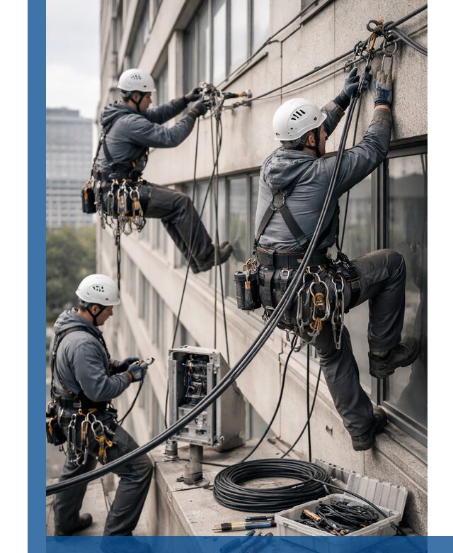 Прокладка оптоволоконного кабеля в Кольчугине под ключ с тестированием