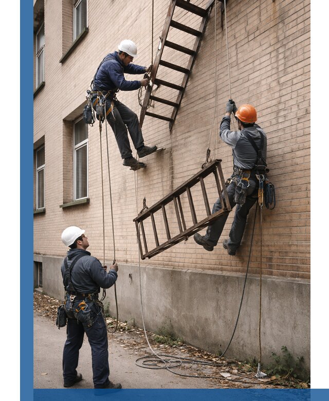 Демонтаж пожарной лестницы в Кольчугине быстро и безопасно