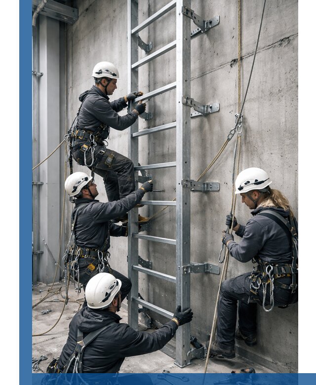 Монтаж металлических лестниц в Кольчугине под ключ со гарантией
