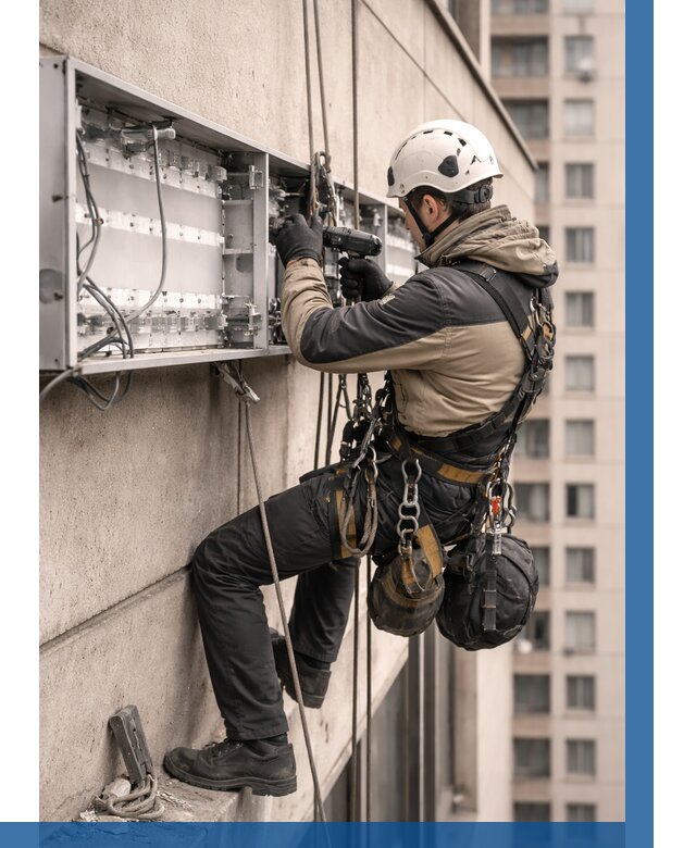 Ремонт вывески на высоте в Кольчугине от 4577 р. | ВЫСОТНИК-Кль