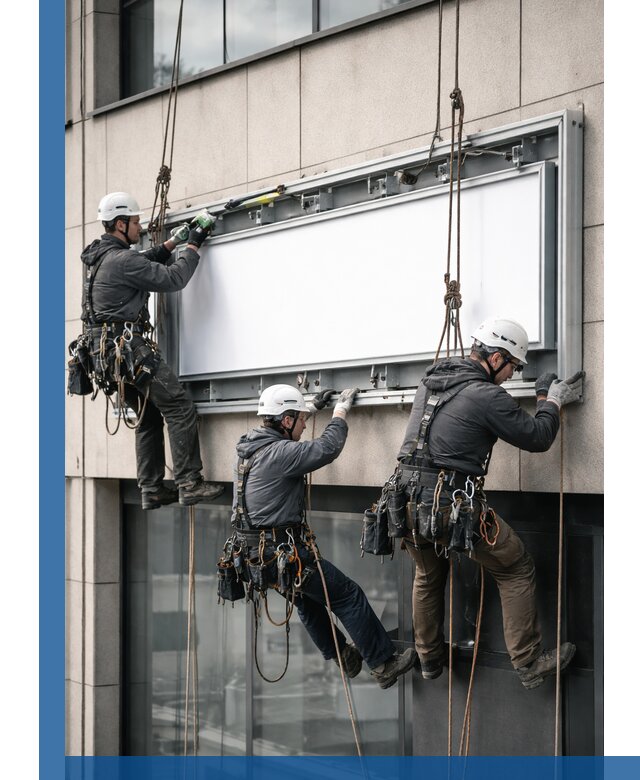 Профессиональный монтаж светового короба под ключ в Кольчугине