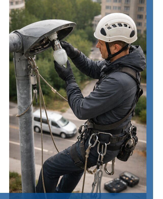 Замена ламп на высоте в Кольчугине от 2543 р. | ВЫСОТНИК-Кль