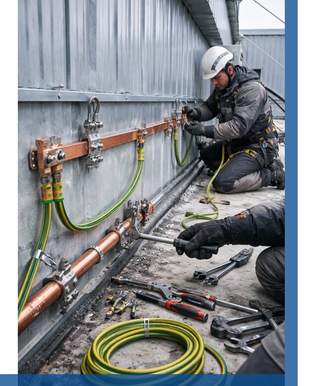 Монтаж заземления здания в Кольчугине от 25428 р. | ВЫСОТНИК-Кль