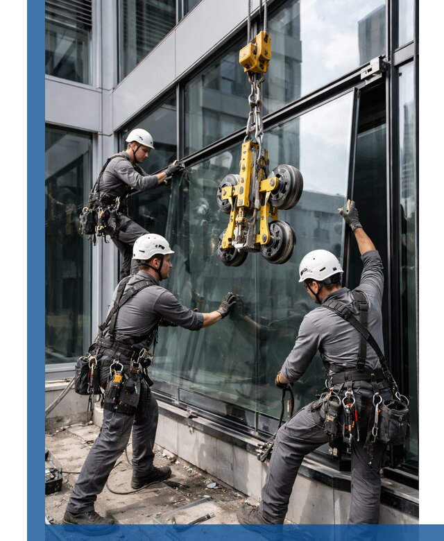 Структурное остекление фасадов в Кольчугине монтаж и обслуживание