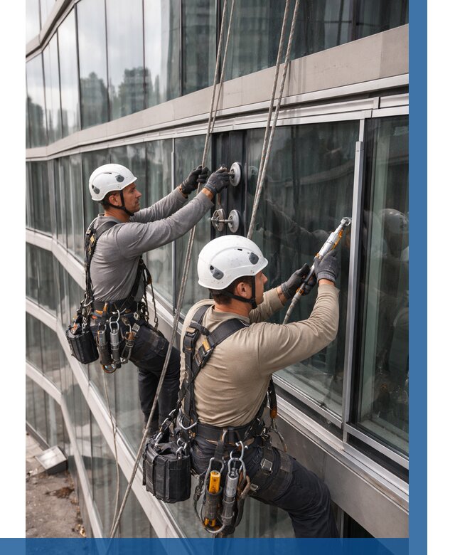 Радиусное остекление фасада в Кольчугине от 12205 р. | ВЫСОТНИК-Кль