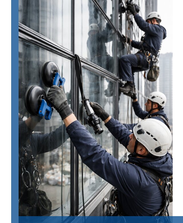 Радиусное остекление фасадов под ключ в Кольчугине с гарантиями