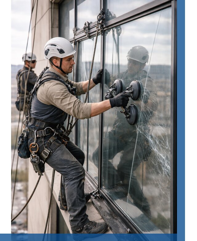 Замена стекла в витраже в Кольчугине под ключ от 8645 р. | ВЫСОТНИК-Кль