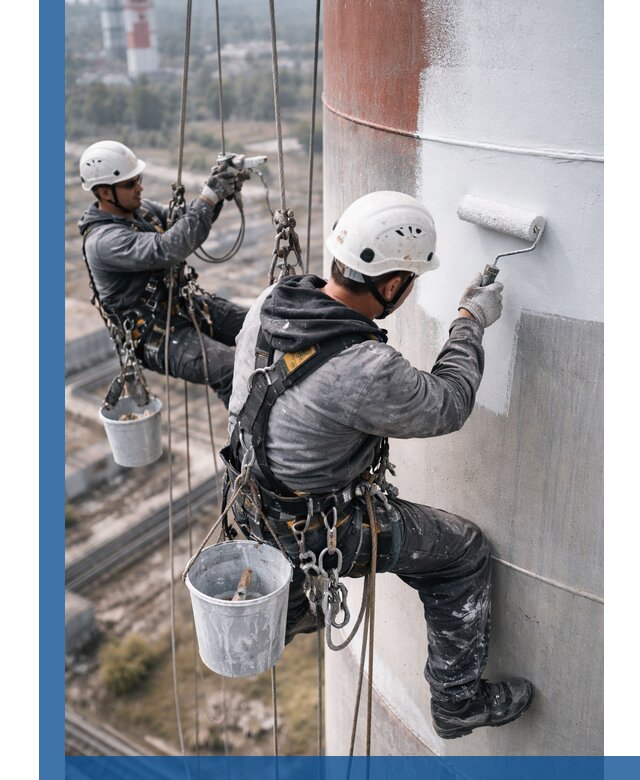 Покраска дымовых труб в Кольчугине: антикоррозийная защита и восстановление