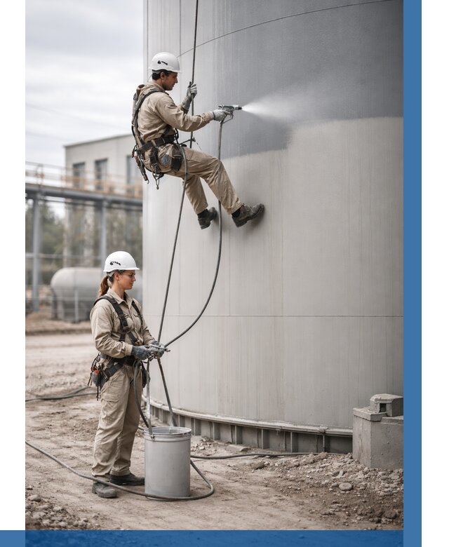 Покраска резервуаров в Кольчугине от 1221 р. | ВЫСОТНИК-Кль — заказать