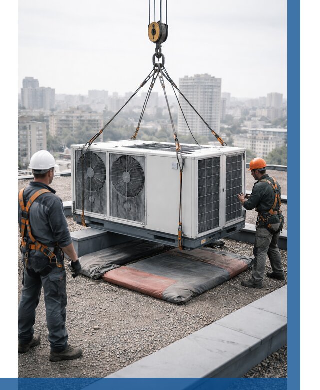 Подъем груза на крышу в Кольчугине от 5086 р. | ВЫСОТНИК-Кль заказать