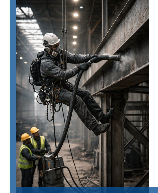 Обеспыливание конструкций в цехах промышленного производства в Кольчугине