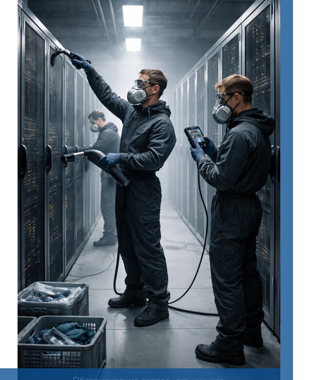 Обеспыливание серверной комнаты в Кольчугине от 4577 р. | ВЫСОТНИК-Кль