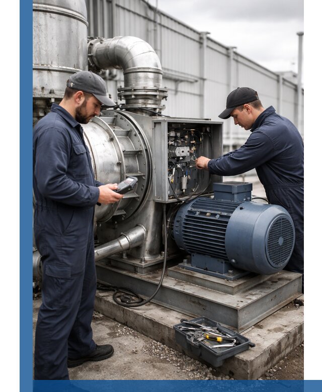 Техническое обслуживание промышленного оборудования в Кольчугине