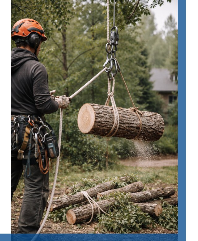 Валка деревьев частями в Кольчугине от 7628 р. | ВЫСОТНИК-Кль