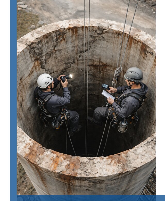 Обследование дымовой трубы: диагностика и оценка состояния в Кольчугине